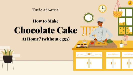 how to make chocolate cake at home - satvic foods