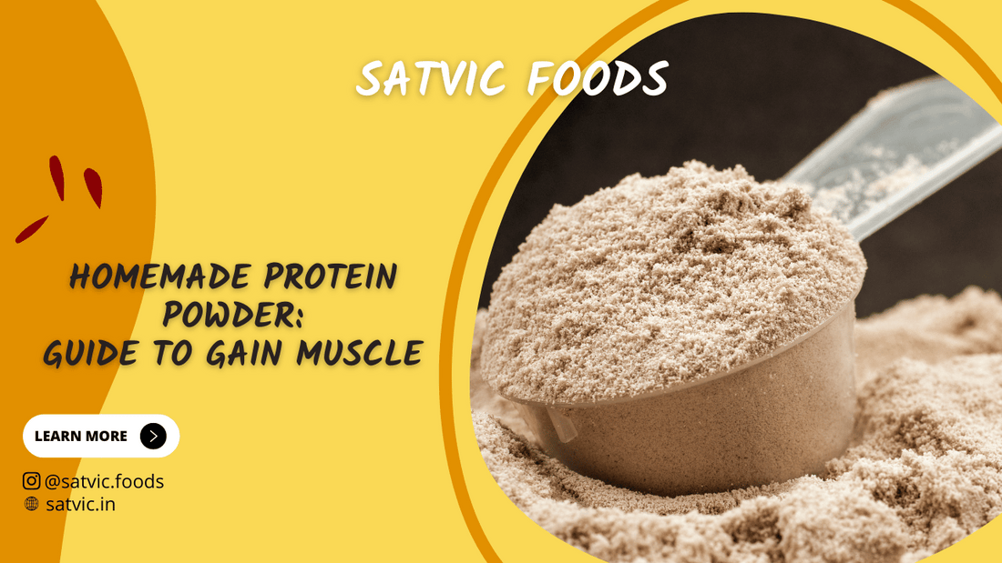 protein powder at home satvic foods