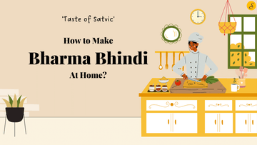 how to make bharma bhindi at home - satvic foods