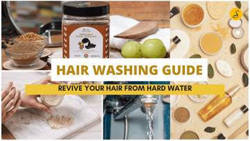 Tips for Hair Washing In Hard Water by Satvic Foods